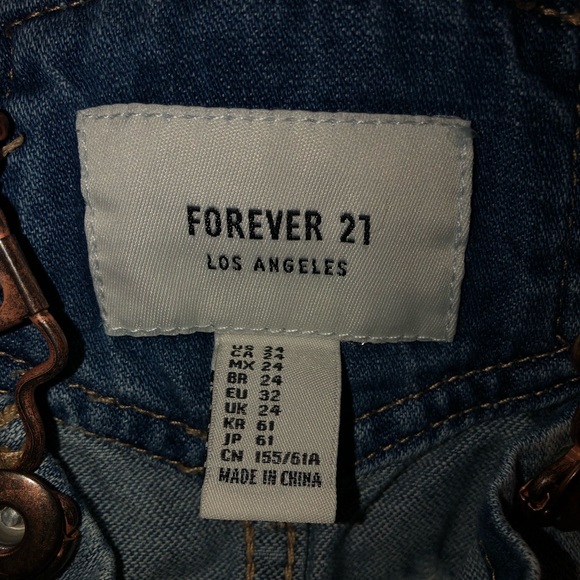Forever 21 Denim Shortalls - Picture 7 of 8